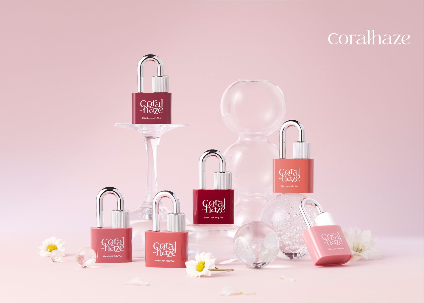 韓国コスメブランド Coralhaze からちゅるんとアイドルリップが叶うグロウロックゼリーティント全6色が登場!のサムネイル