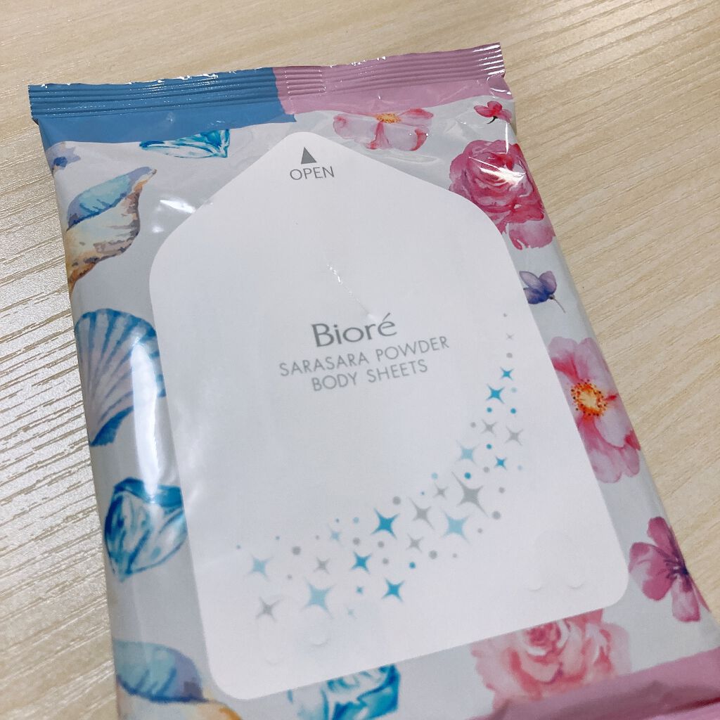 ビオレさらさらパウダーシート 香りマジック/ビオレ/ボディシートを使ったクチコミ(2枚目)
