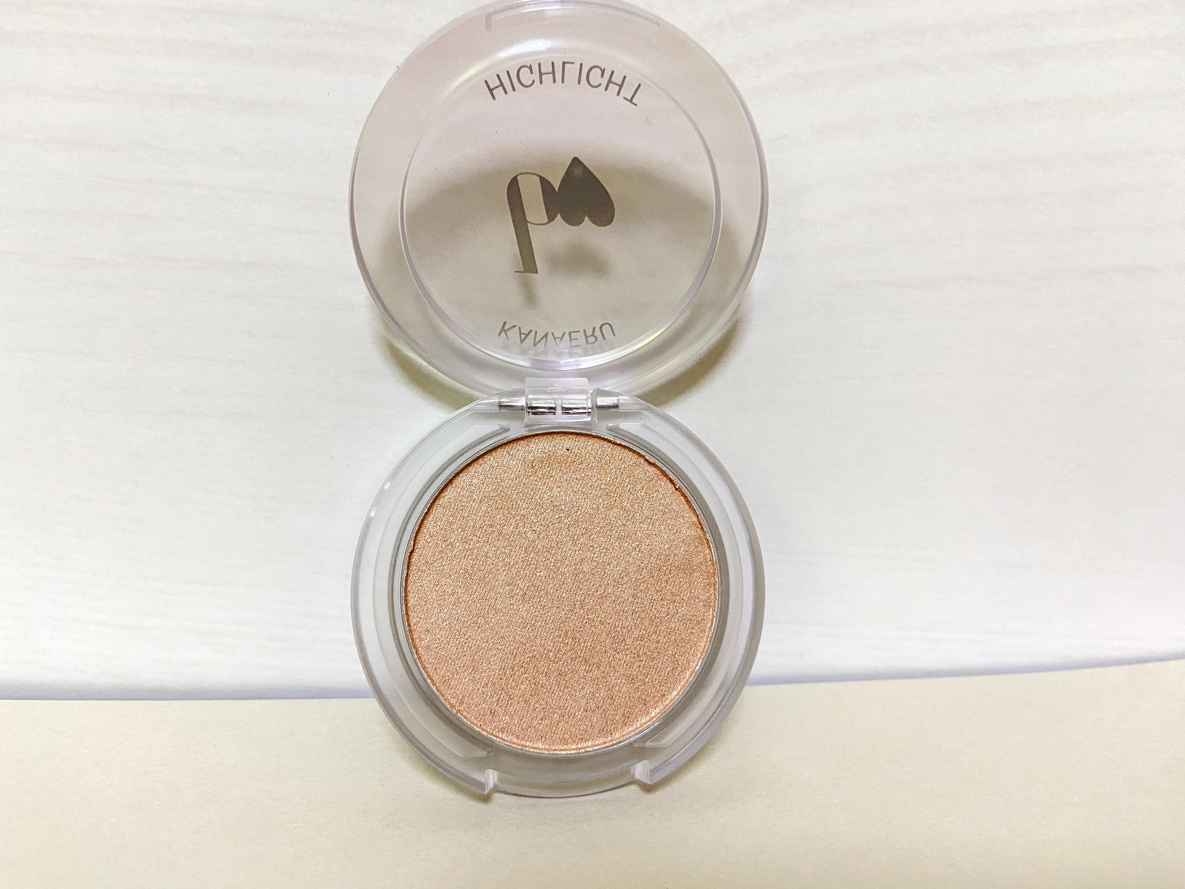 叶えるハイライト 01 骨格ベージュ/b idol/パウダーハイライトを使ったクチコミ（2枚目）