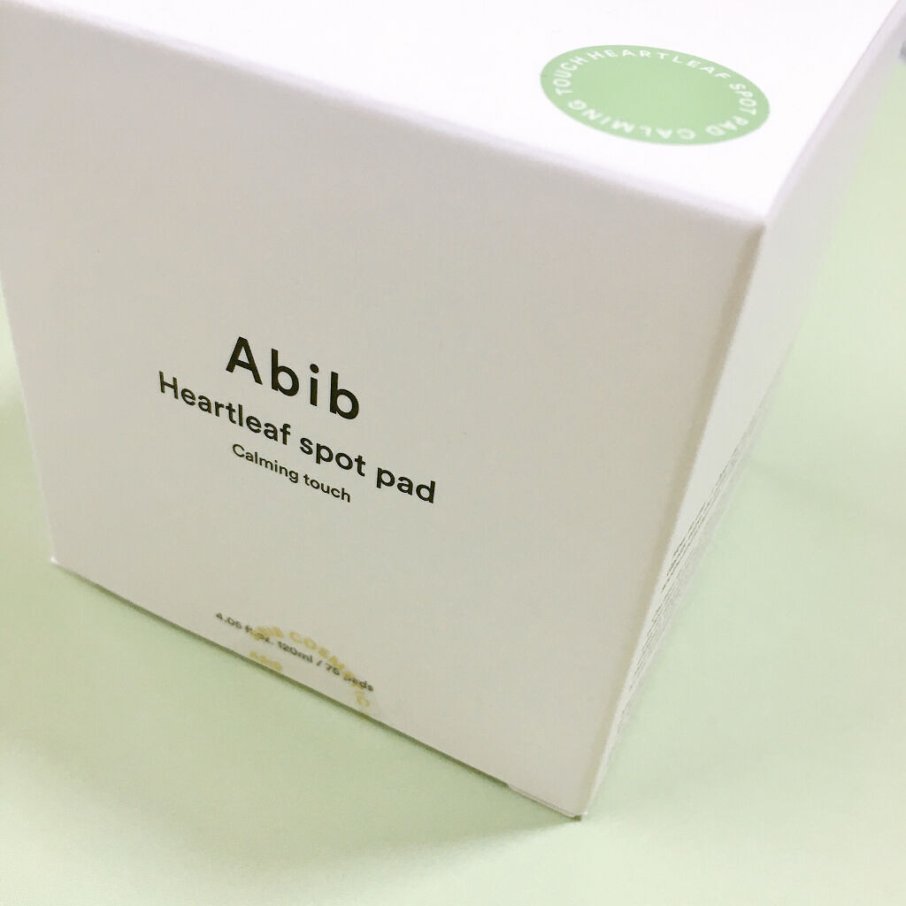 ドクダミカーミングタッチスポットパッド/Abib /トナーパッドを使ったクチコミ（3枚目）