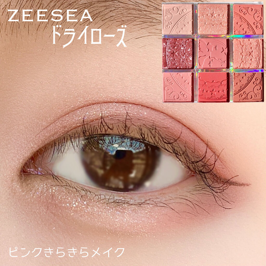 クォーツ 9色アイシャドウパレット(ドリームランドアイシャドウ) J11 キャラメルクリ/ZEESEA/アイシャドウパレットを使ったクチコミ（1枚目）