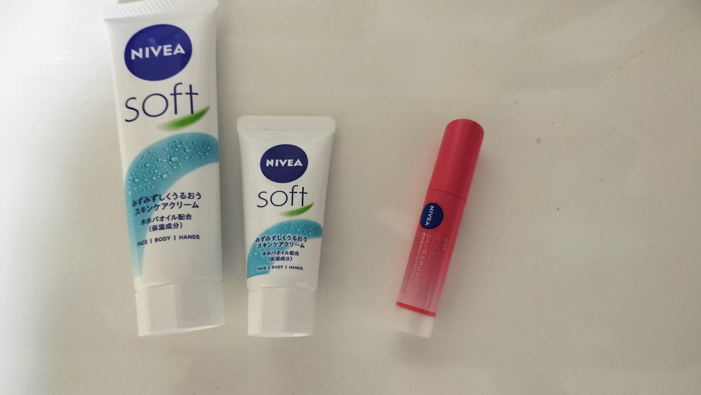 もちもちうさぎ on LIPS 「NIVEAのハンドクリームと、リップクリーム最高!!..」(1枚目)