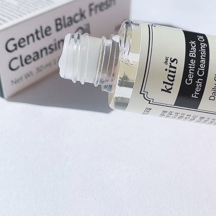 ジェントルブラックフレッシュクレンジングオイル(150ml)/Klairs/オイルクレンジングを使ったクチコミ(3枚目)