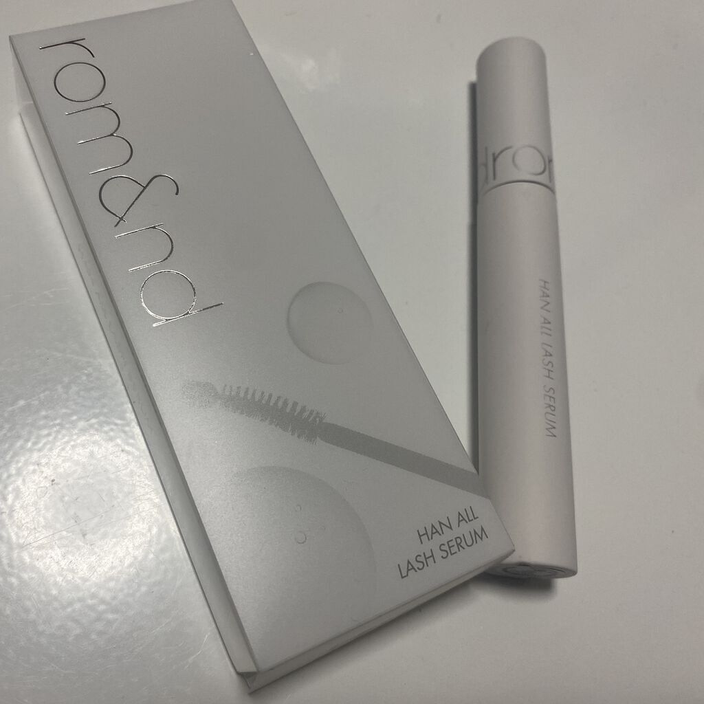 ハンオールラッシュセラム/rom&nd/まつげ美容液を使ったクチコミ（1枚目）