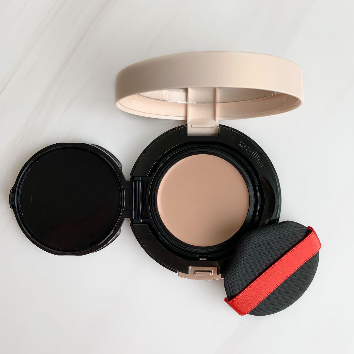 ドラマティッククッションジェリー/マキアージュ/クッションファンデーションを使ったクチコミ(3枚目)