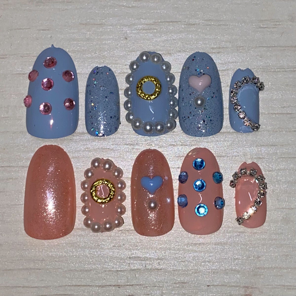 ネイルパーツ/セリア/ネイルチップ・パーツを使ったクチコミ(3枚目)