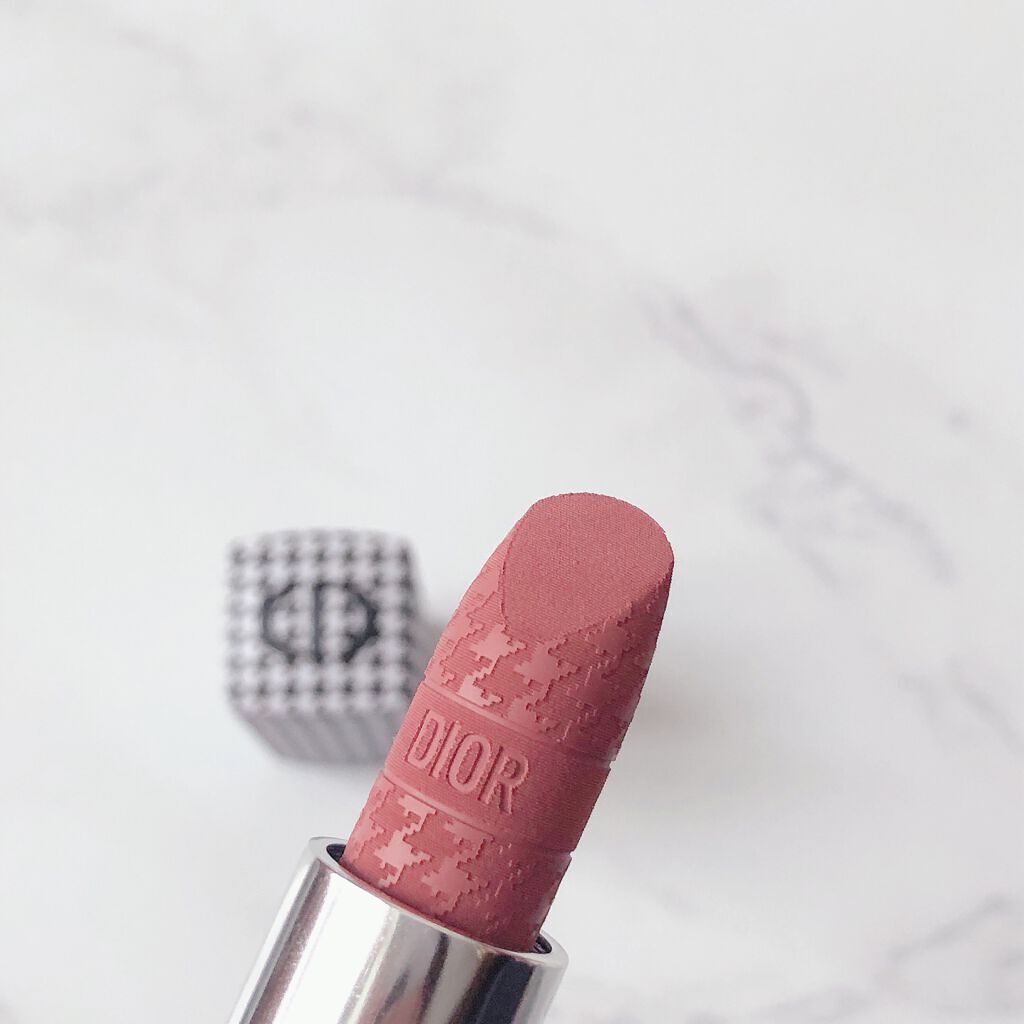 ルージュ ディオール 100V ヌード ルック ベルベット<ニュー ルック エディション>（生産終了）/Dior/口紅を使ったクチコミ（2枚目）