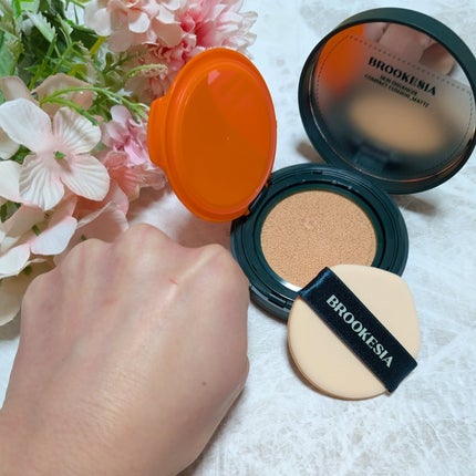 スキンエンハンサー コンパクト クッション (マット)/BROOKESIA/クッションファンデーションを使ったクチコミ(6枚目)