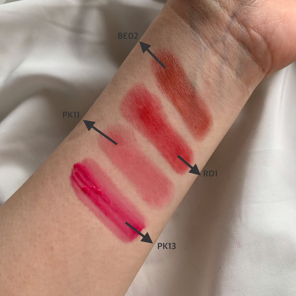 ラスティンググロスリップ/CEZANNE/口紅を使ったクチコミ(2枚目)