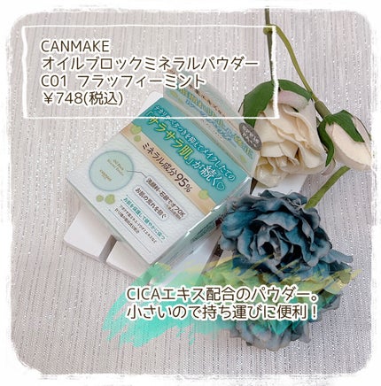 オイルブロックミネラルパウダー/キャンメイク/ルースパウダーを使ったクチコミ(2枚目)