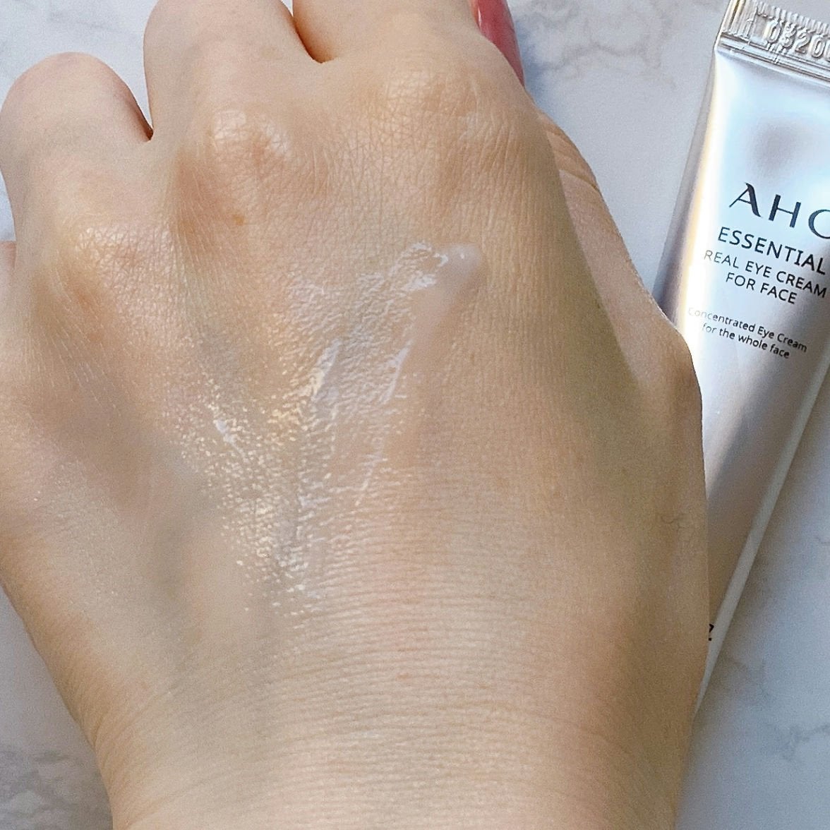 エッセンシャル リアル アイクリーム フォーフェイス/AHC/アイケア・アイクリームを使ったクチコミ(3枚目)