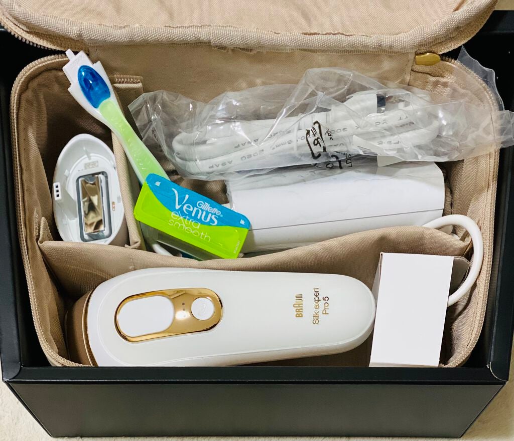 ブラウンシルクエキスパート (光美容器)/ブラウン/家庭用脱毛器を使ったクチコミ(2枚目)