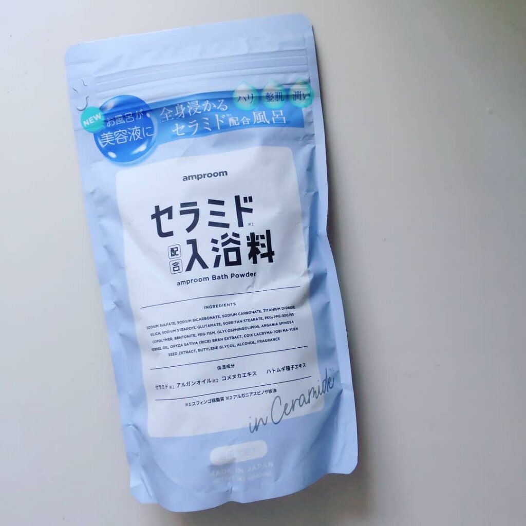 セラミドバスパウダー/amproom/保湿系入浴剤を使ったクチコミ(1枚目)