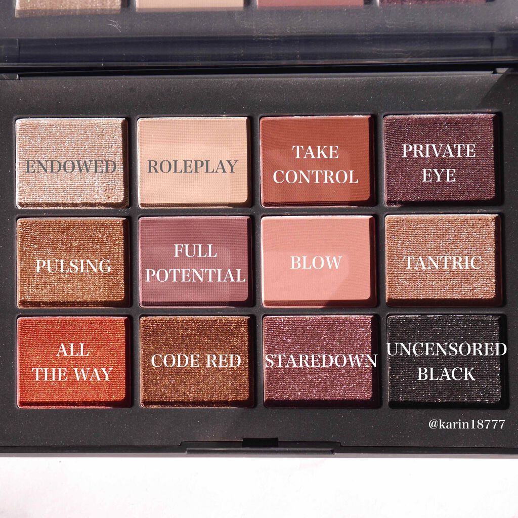 エクストリームエフェクト アイシャドーパレット/NARS/アイシャドウパレットを使ったクチコミ(2枚目)