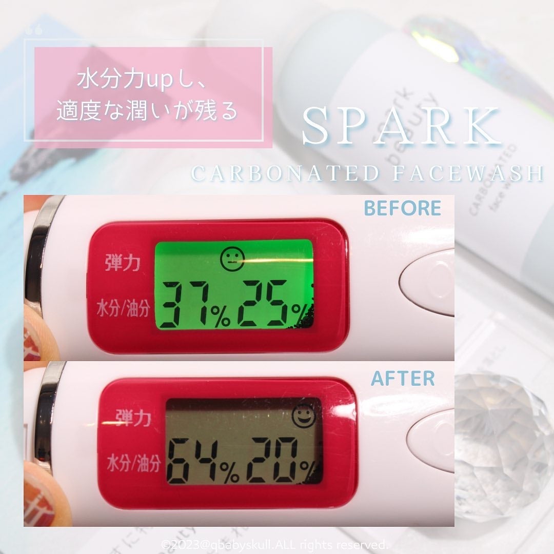 炭酸洗顔フォーム/SPARK BEAUTY/泡洗顔を使ったクチコミ(7枚目)
