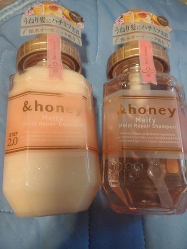 &honey Melty モイストリペア シャンプー1.0／モイストリペア ヘアトリートメント2.0/&honey/シャンプー・コンディショナーを使ったクチコミ（1枚目）