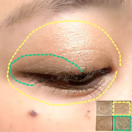 シルキースフレアイズ/キャンメイク/アイシャドウパレットを使ったクチコミ(4枚目)