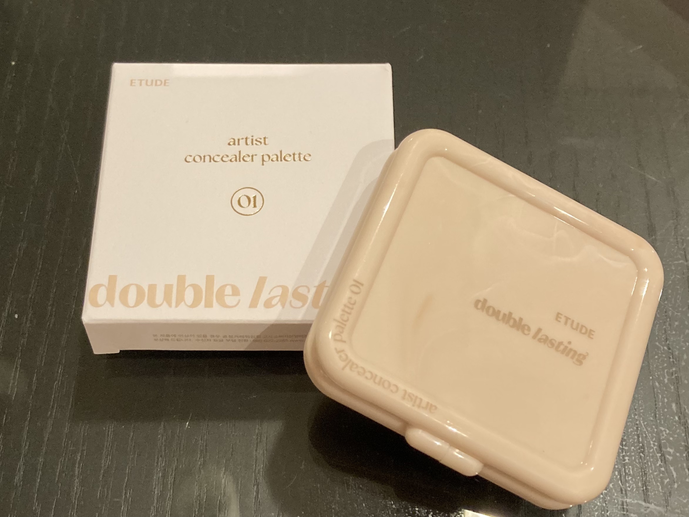 ダブルラスティング コンシーラーパレット/ETUDE/パレットコンシーラーを使ったクチコミ（1枚目）