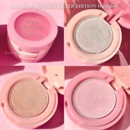 フィルター ハイライター トリオ Vintage Filter Edition/innisfree/クリームハイライトを使ったクチコミ(3枚目)