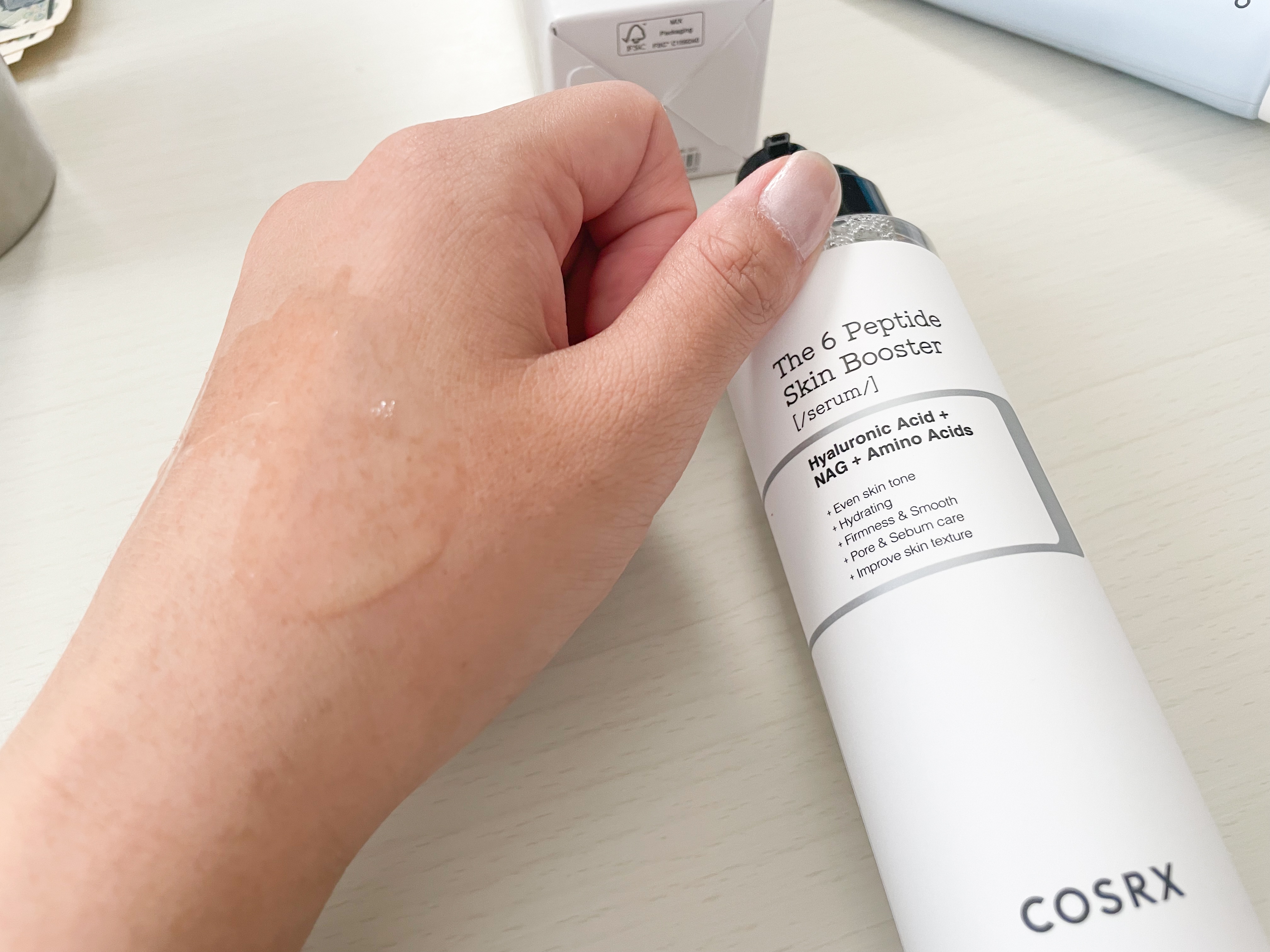 ウルトラライト透明UVクリーム/COSRX/日焼け止めクリームを使ったクチコミ（2枚目）