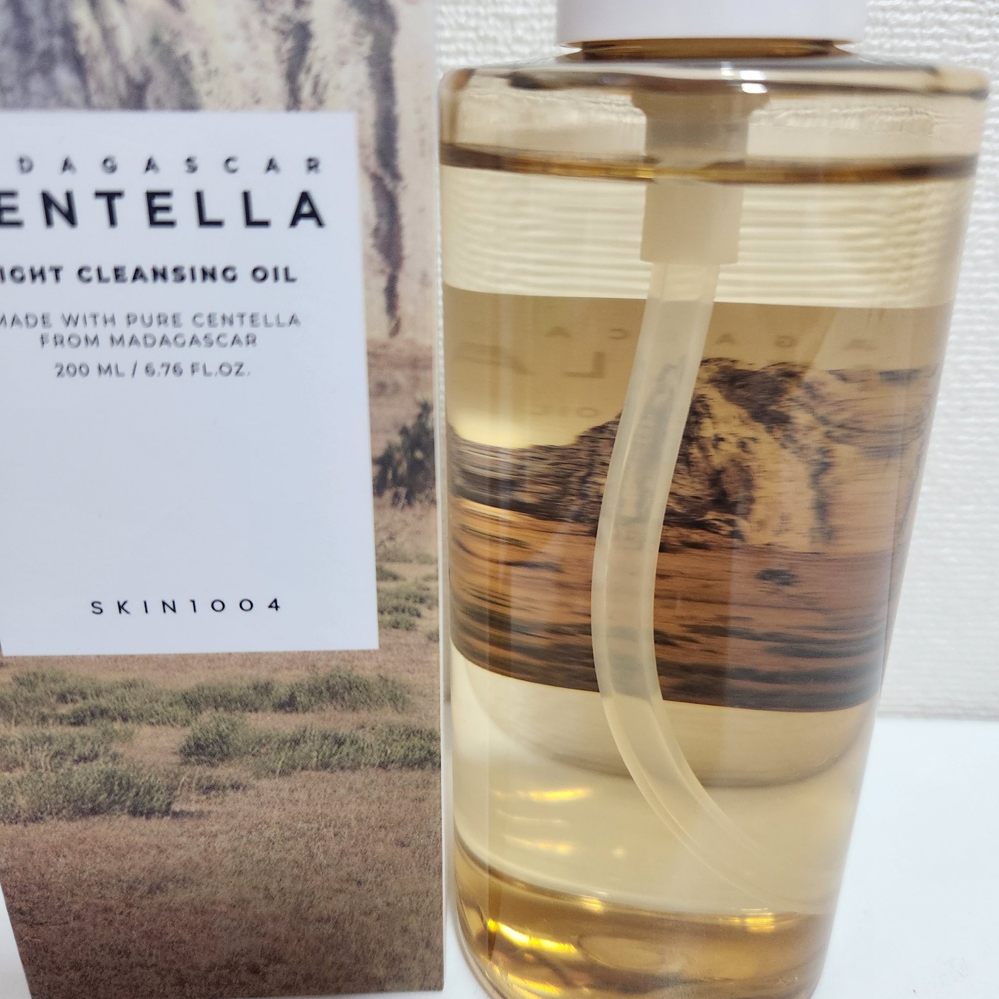 センテラ ライトクレンジングオイル/SKIN1004/オイルクレンジングを使ったクチコミ（3枚目）