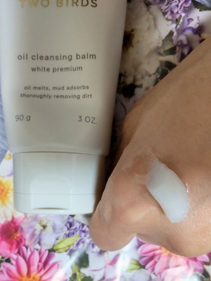オイルクレンジングバーム ホワイトプレミアム/ONE STONE TWO BIRDS/クレンジングバームを使ったクチコミ(2枚目)
