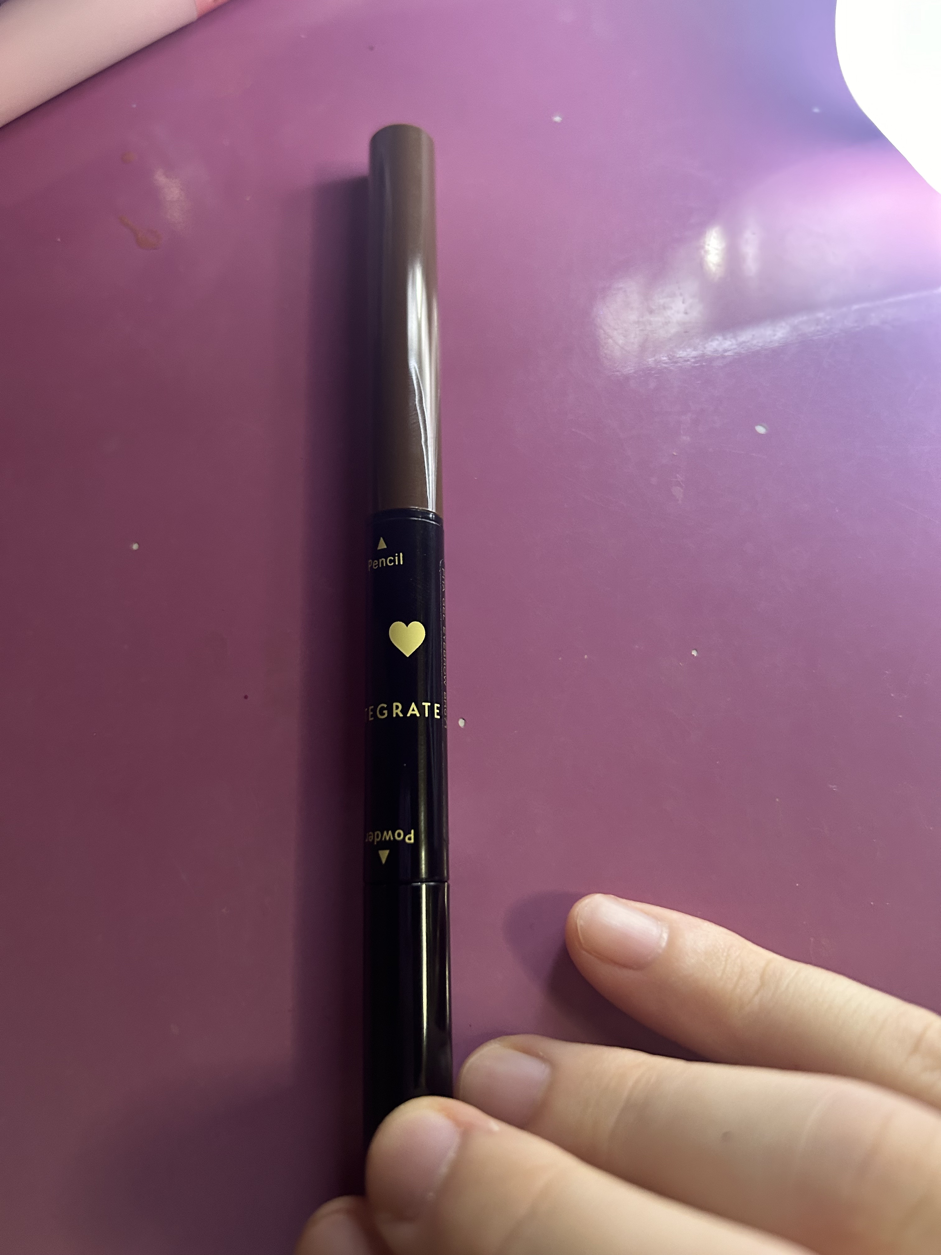 インテグレート ぴたジェルアイブロウ BR671/インテグレート/アイブロウペンシルを使ったクチコミ（1枚目）