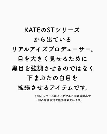 リアルアイズプロデューサー/KATE/ペンシルアイライナーを使ったクチコミ（2枚目）