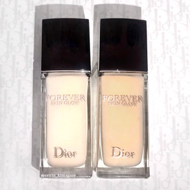 ディオールスキン フォーエヴァー フルイド グロウ 00ニュートラル/Dior/リキッドファンデーションを使ったクチコミ（2枚目）