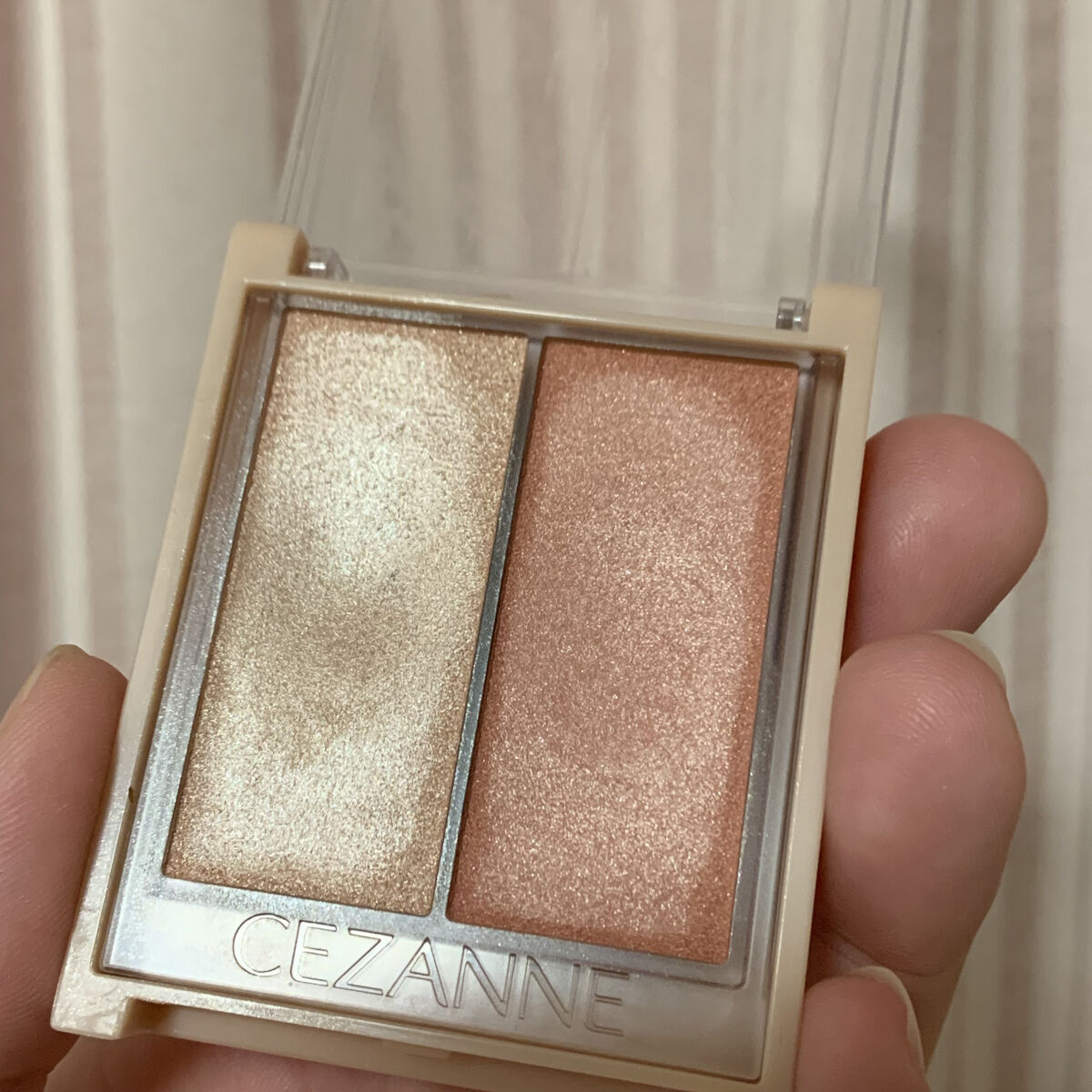 フェイスグロウカラー/CEZANNE/クリームハイライトを使ったクチコミ（2枚目）