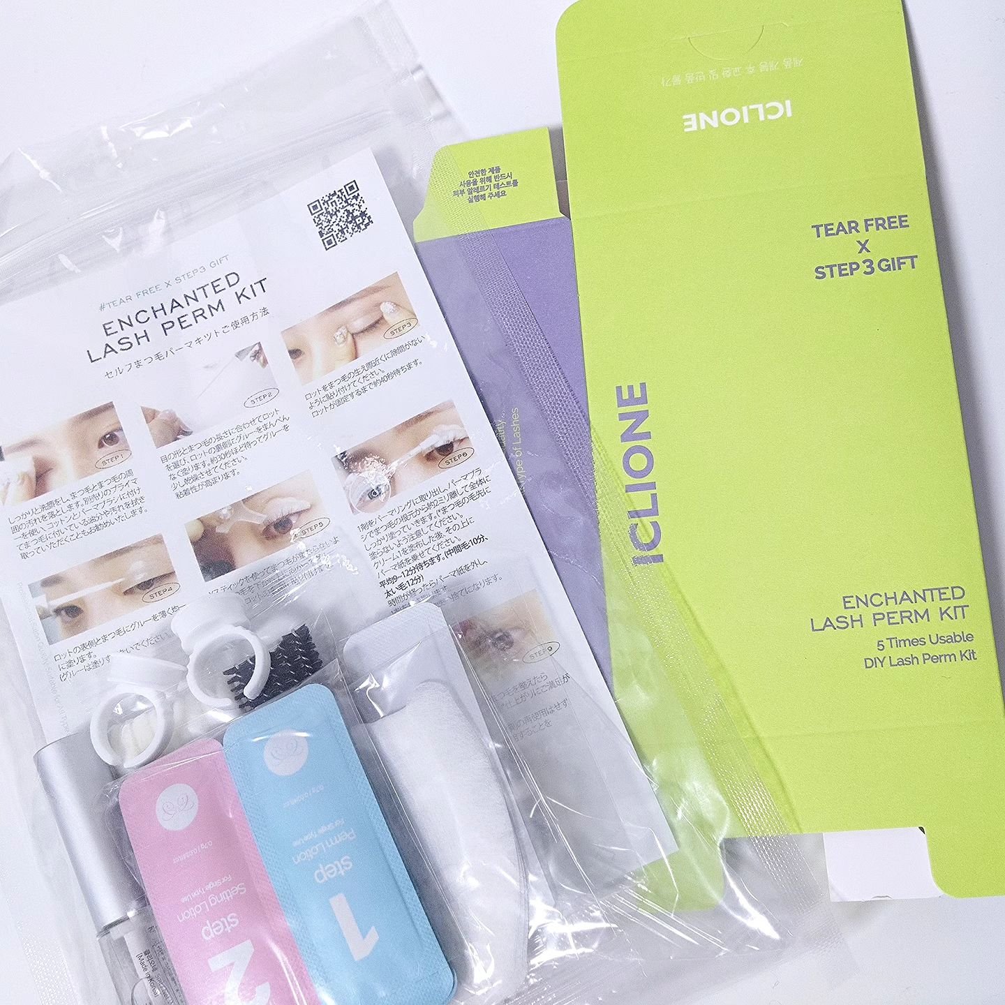 低刺激セルフまつげパーマキット/CLIONE/その他キットセットを使ったクチコミ（2枚目）