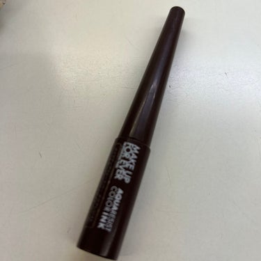 MAKE UP FOR EVER アクアレジスト カラーインク のクチコミ「MAKE UP FOR EVER アクアレジスト カラーインク 02 マットウッド

このアイ.....」（1枚目）