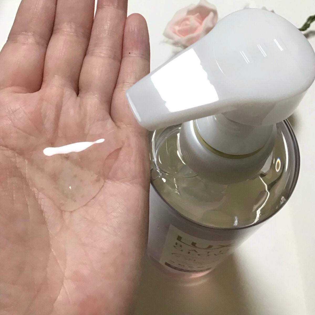 バスグロウ ストレート&シャイン シャンプー/トリートメント/LUX/市販シャンプーを使ったクチコミ(2枚目)