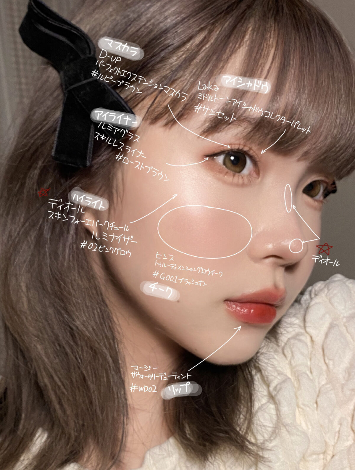 トゥルーディメンショングロウチーク/hince/パウダーチークを使ったクチコミ（2枚目）