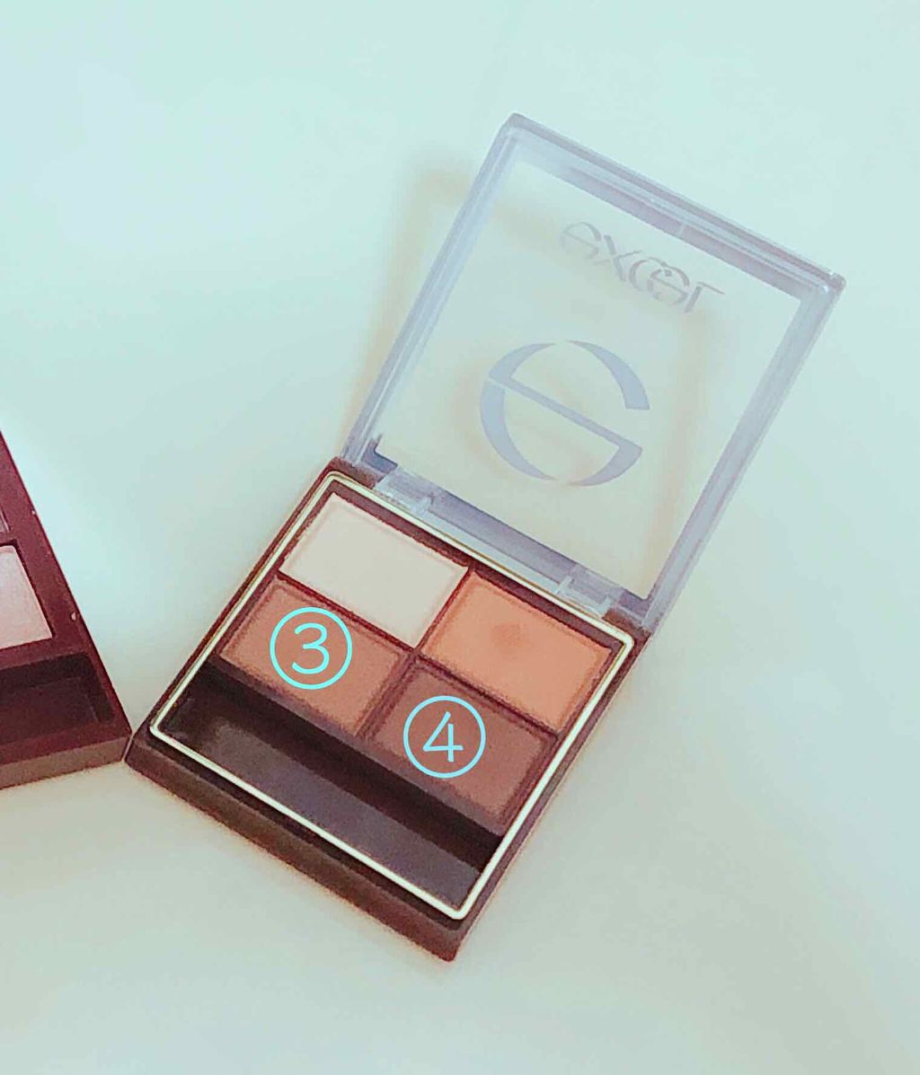 スキニーリッチシャドウ/excel/アイシャドウパレットを使ったクチコミ（2枚目）