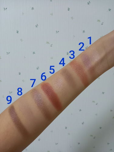 UR GLAM　BLOOMING EYE COLOR PALETTE/U R GLAM/パウダーアイシャドウを使ったクチコミ（3枚目）