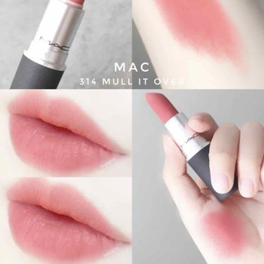 MAC 314　#MULL IT OVER!

仕事用とか、学校用にも良さそう❣️❓
素敵なリップに出会えました❣️
とても良き商品を発掘できた気がする❣️

この色がめちゃくちゃ可愛い！

【搬运小红