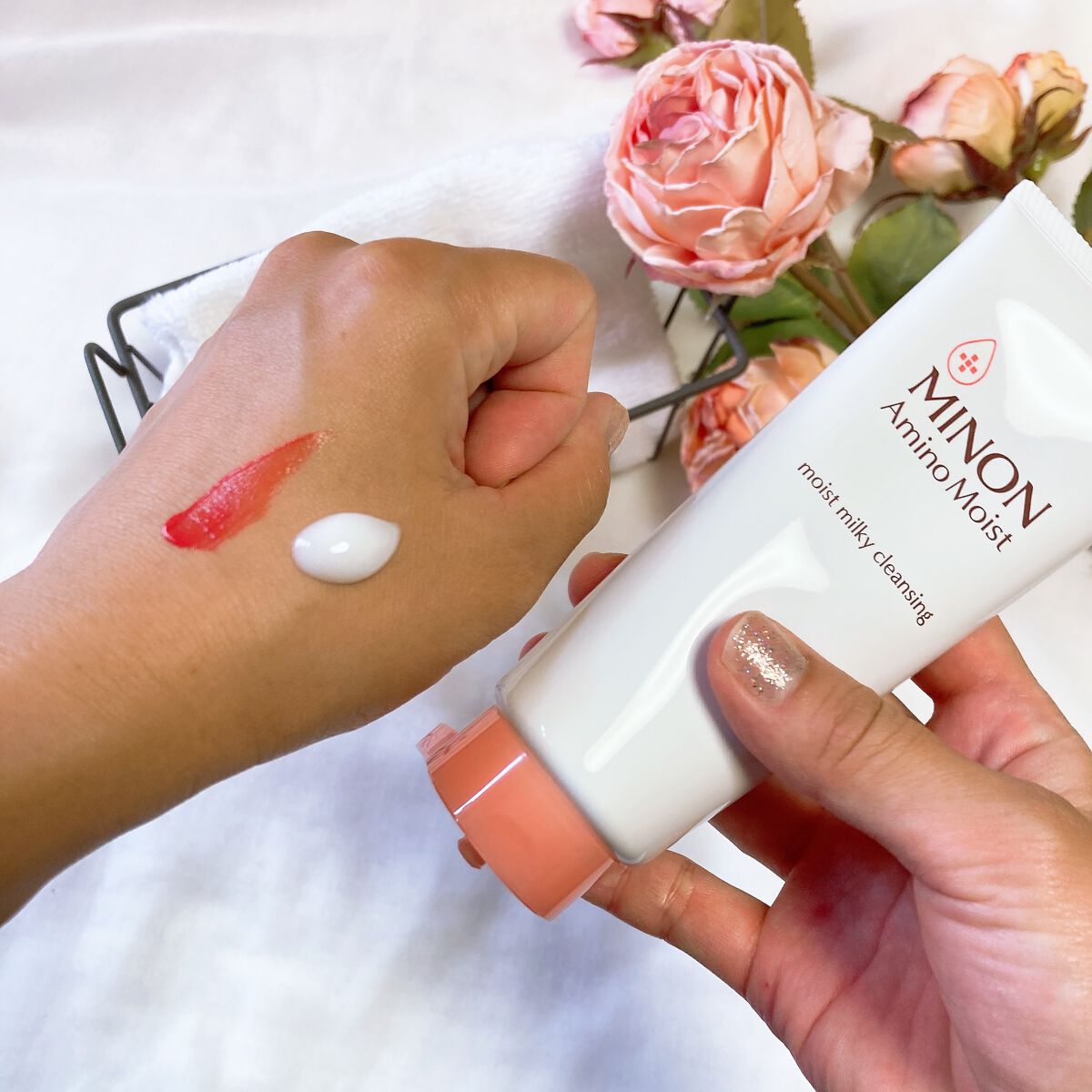 ミノン アミノモイスト モイストミルキィ クレンジング/ミノン/クレンジングクリームを使ったクチコミ(3枚目)