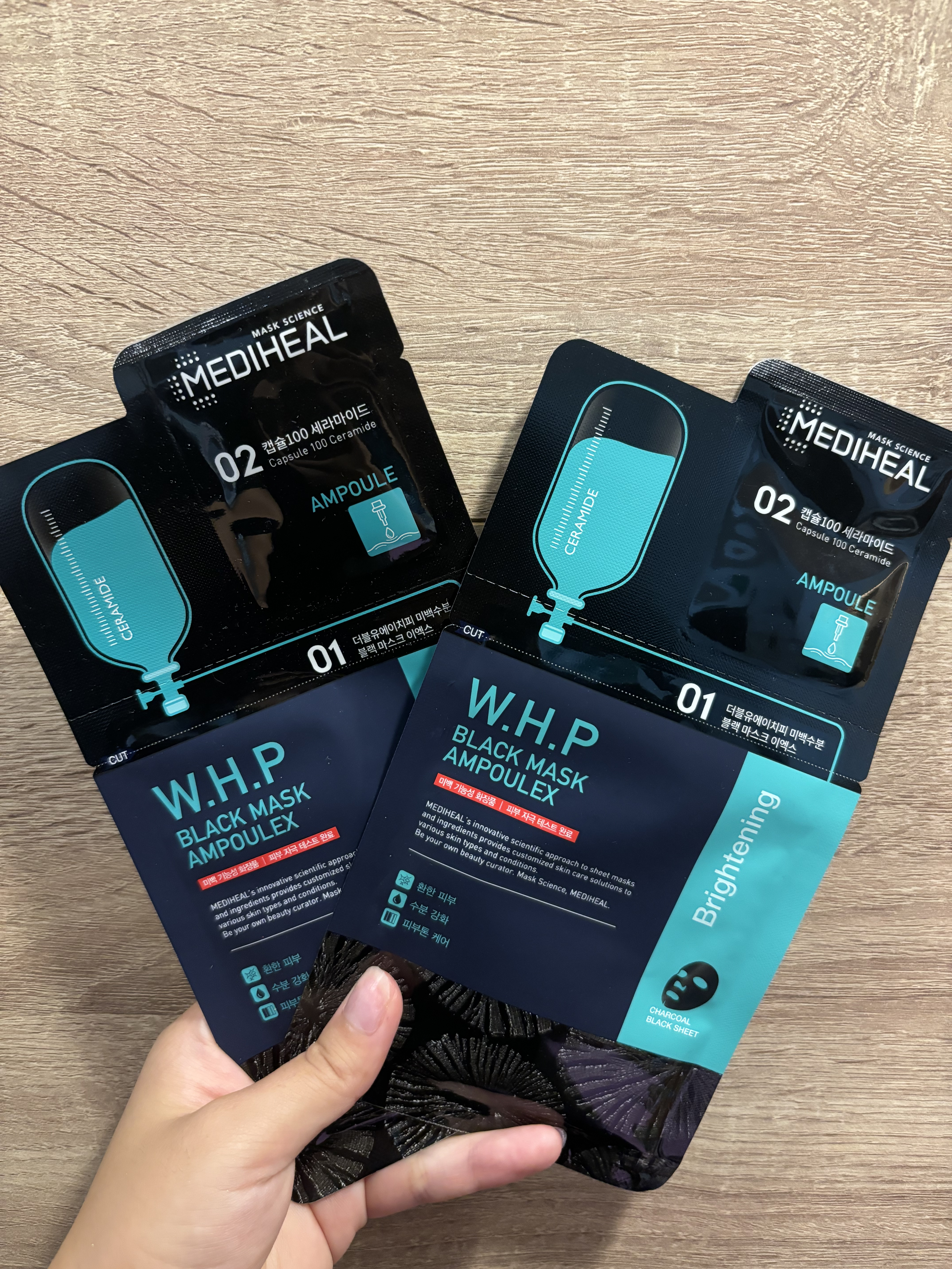 W.H.P ブラックマスク アンプルEX/MEDIHEAL/シートマスク・パックを使ったクチコミ（1枚目）