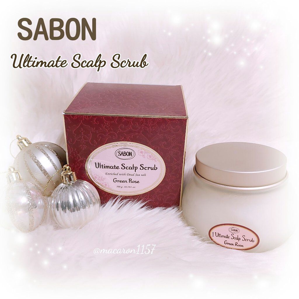 ヘッドスクラブ グリーン・ローズ/SABON/ヘッドスクラブを使ったクチコミ（1枚目）