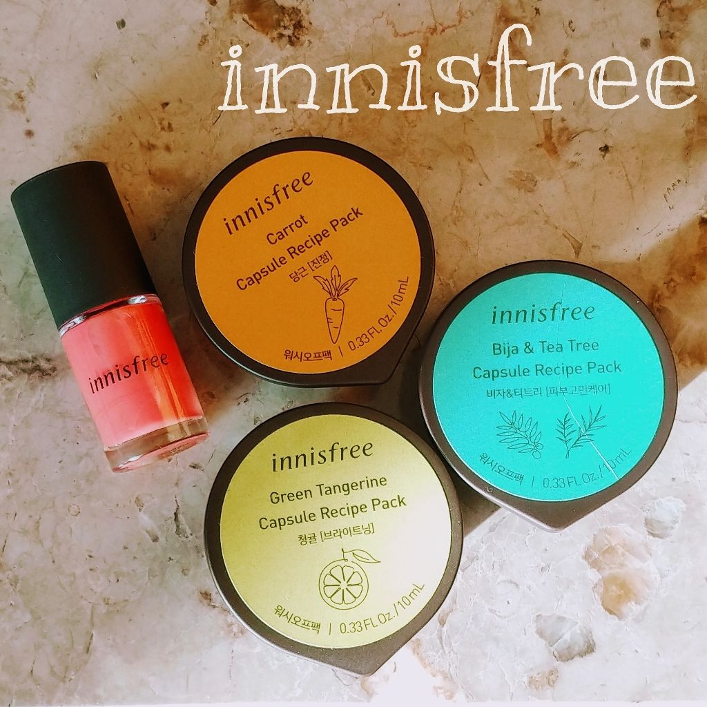 カプセルレシピパック N B＆T/innisfree/洗い流すパック・マスクを使ったクチコミ（1枚目）