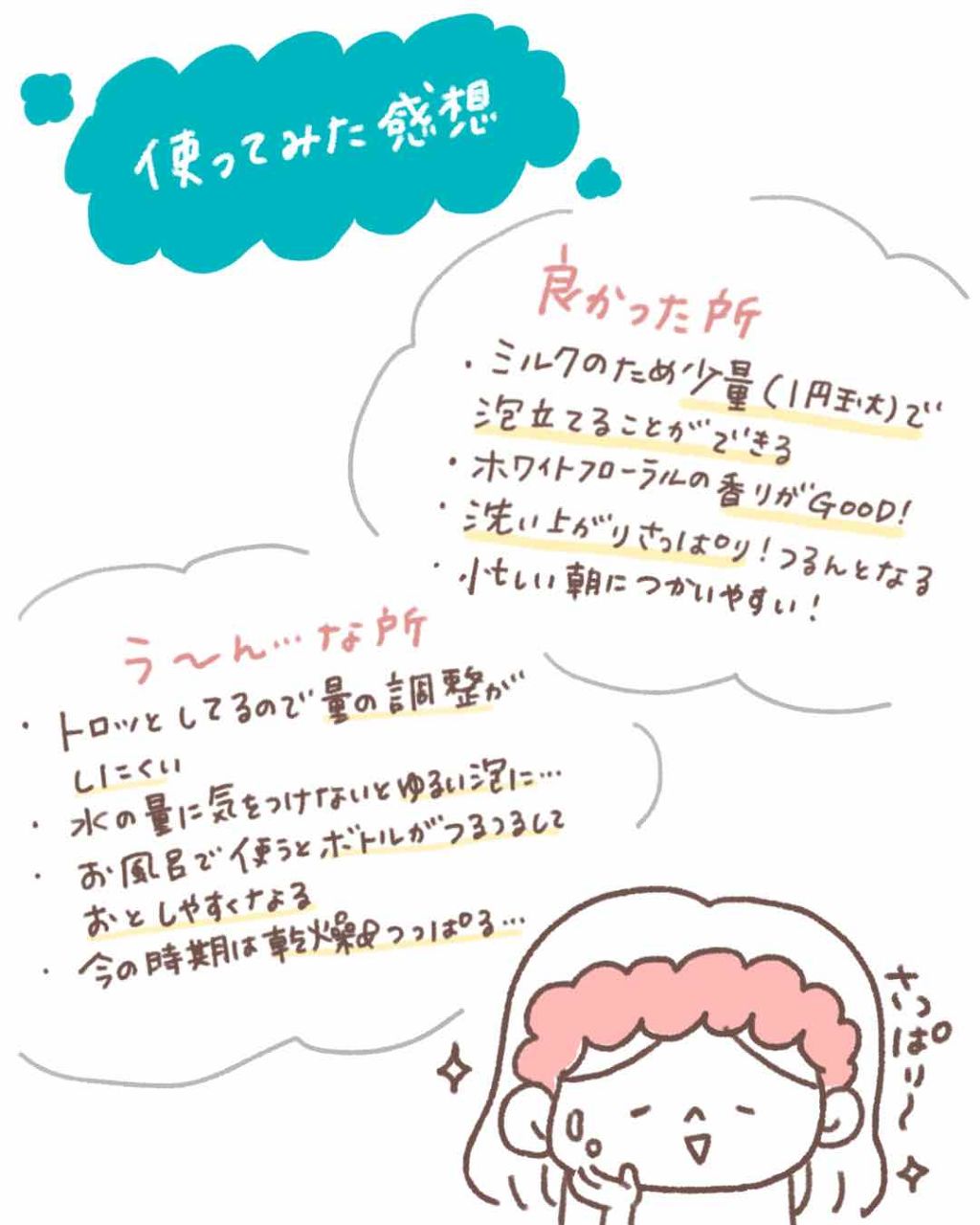 ニベア ミルキークリア洗顔料 スムースクリア/ニベア/洗顔フォームを使ったクチコミ(4枚目)