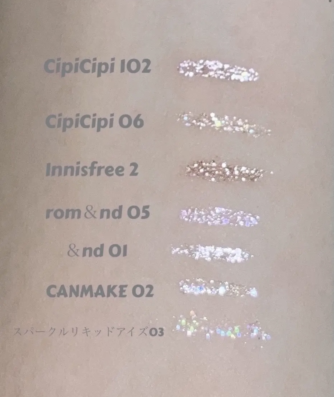 スパークル リキッド アイズ G03 liberty（リバティ）/MilleFée/リキッドアイシャドウを使ったクチコミ（2枚目）