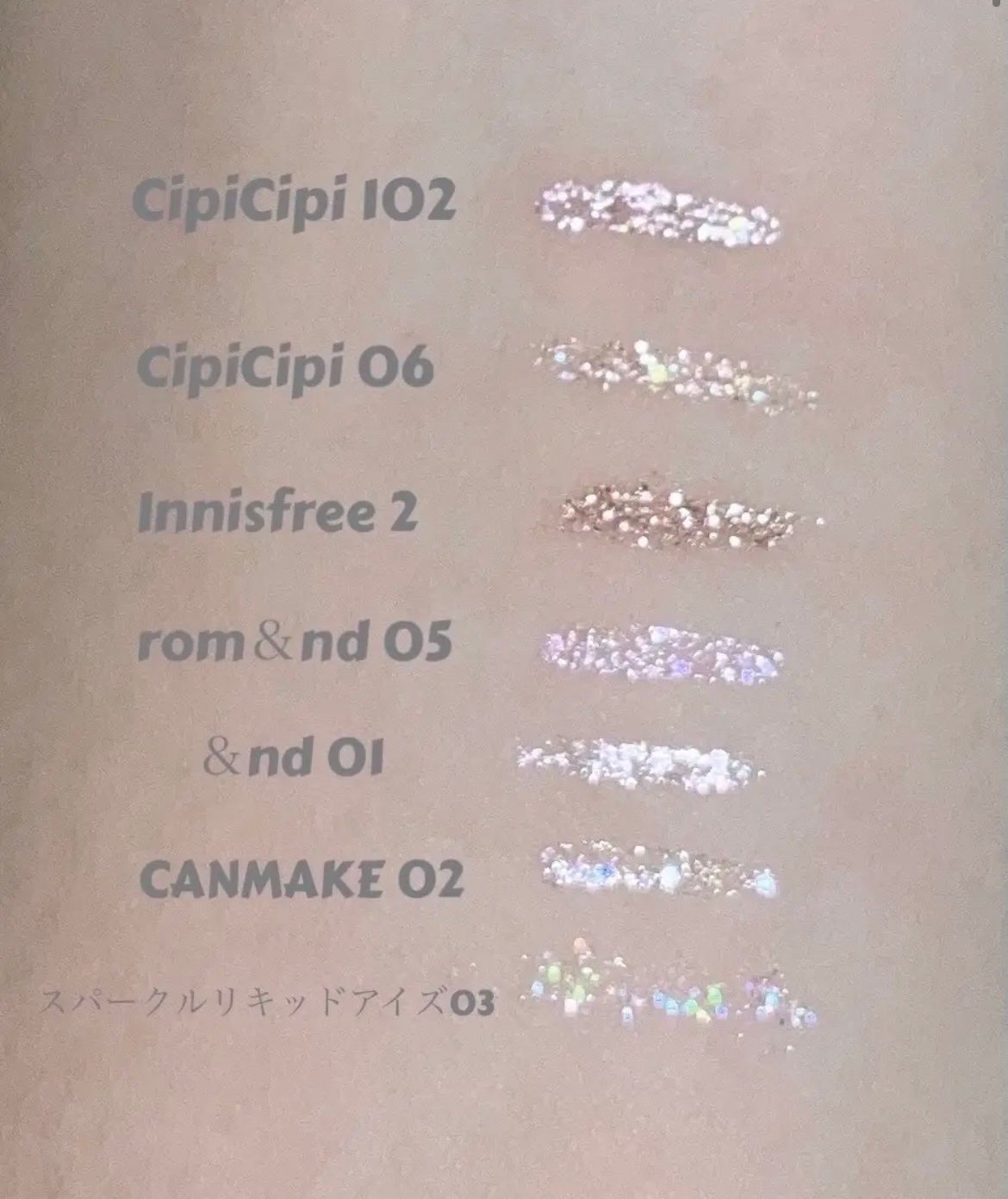 トゥインクル グリッター/innisfree/リキッドアイライナーを使ったクチコミ(2枚目)