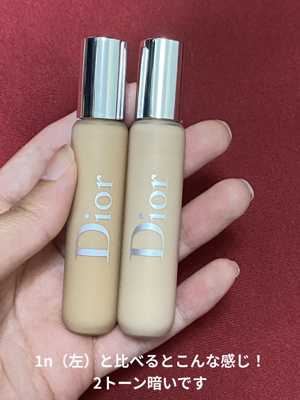 ディオール バックステージ フラッシュ パーフェクター コンシーラー 3N ニュートラル/Dior/コンシーラーを使ったクチコミ（3枚目）