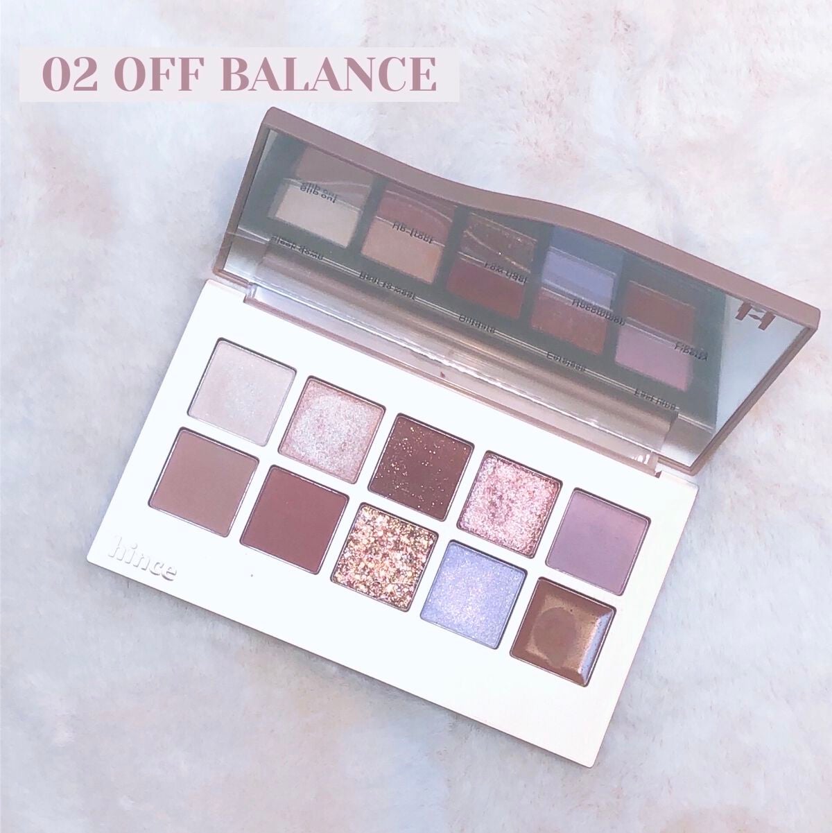 ニューデップスアイシャドウパレット/hince/アイシャドウパレットを使ったクチコミ(2枚目)