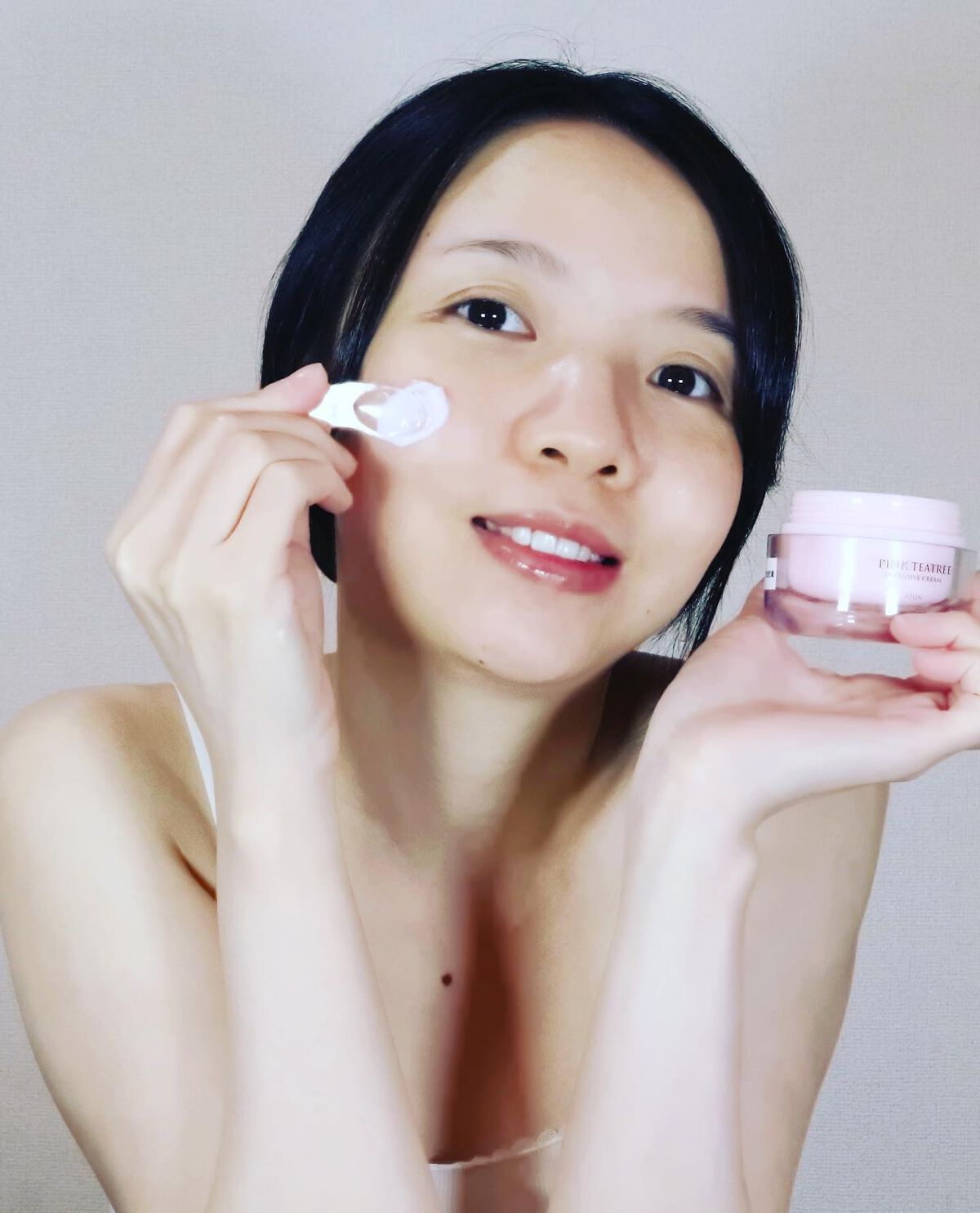 ピンクティーツリークリーム/APLIN/フェイスクリームを使ったクチコミ(4枚目)