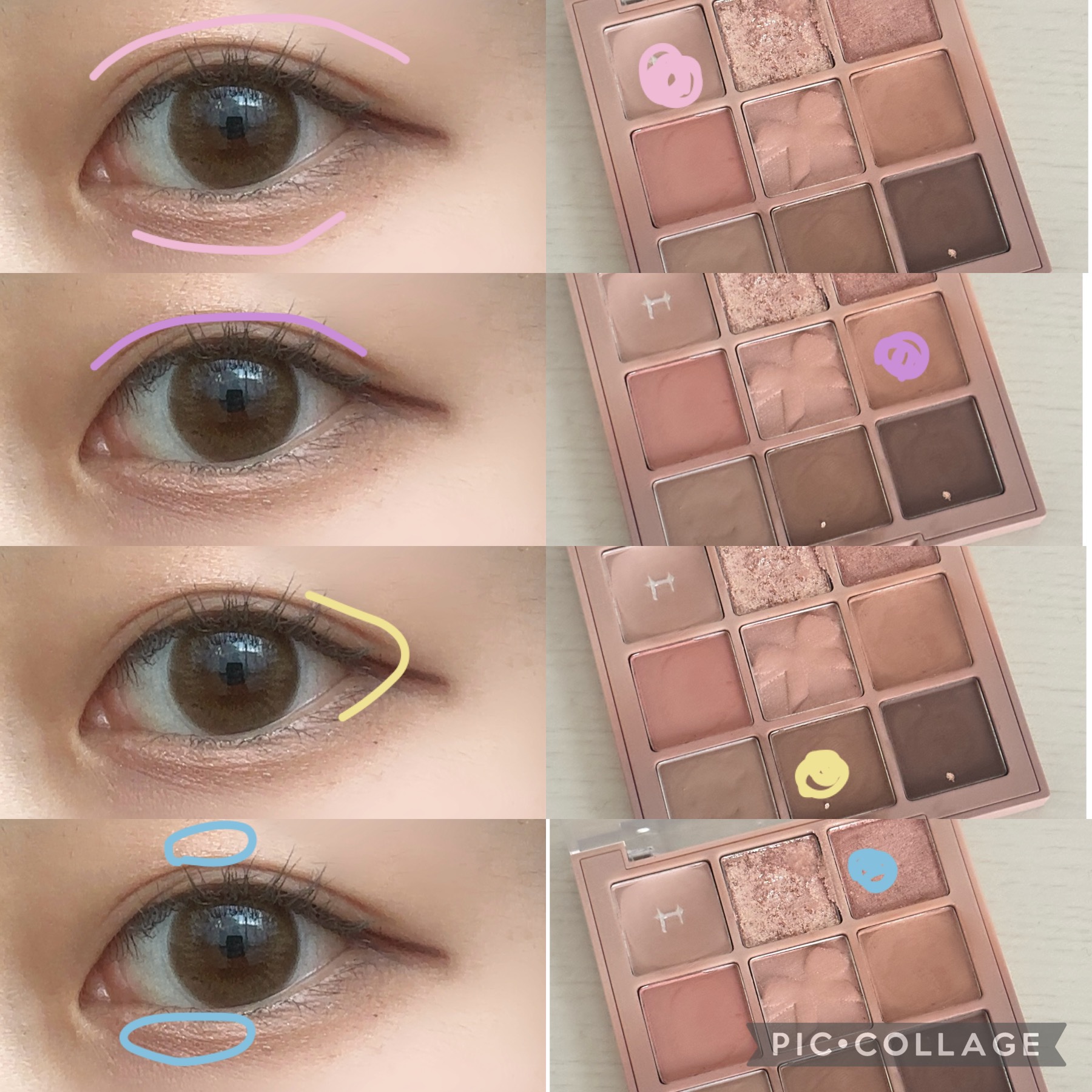 シャドウパレット/dasique/アイシャドウパレットを使ったクチコミ（3枚目）