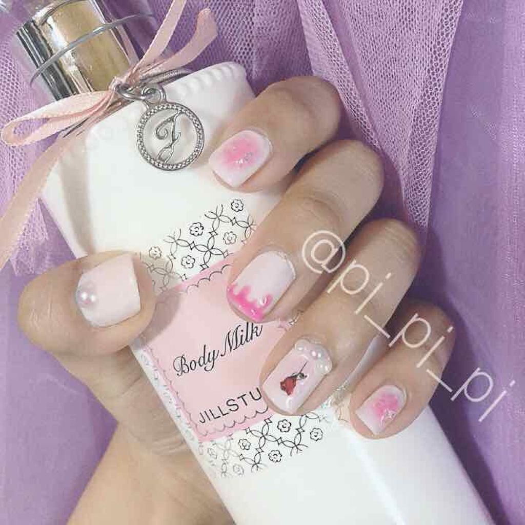 しずくネイルシール/キャンドゥ/ネイルシールを使ったクチコミ（1枚目）