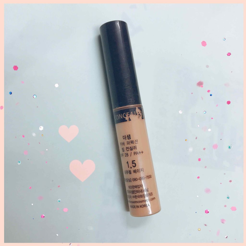 カバーパーフェクション チップコンシーラー/the SAEM/リキッドコンシーラーを使ったクチコミ(1枚目)